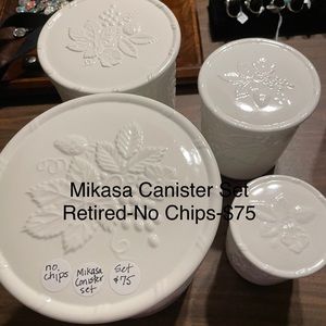 Mikasa Porcelain Canister Set